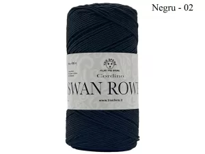 Fir infasurat de crosetat genti_Swan ROWEN_Culoare Negru F04-02