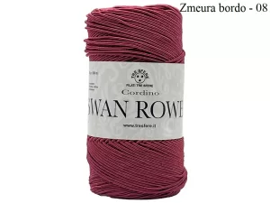 Fir infasurat de crosetat genti_Swan ROWEN_Culoare Zmeura Bordo 08