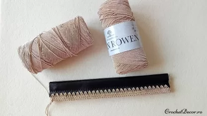 Fir pentru genti SWAN ROWEN rotund crosetat pe rama AGNES Flexi_articulata_CrochetDecor