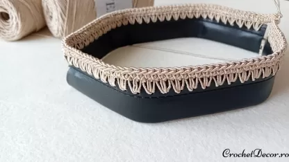 Fir pentru genti SWAN ROWEN rotund crosetat pe rama AGNES Flexi_articulata_CrochetDecor_4