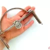 Rama metalica EMILY lungime 15,5 cm_pt posete crosetate_cu maner