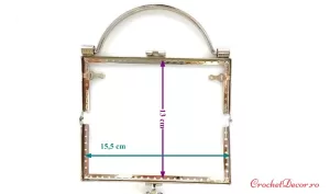 Rama metalica Emily_dimensiuni_pt posete crosetate