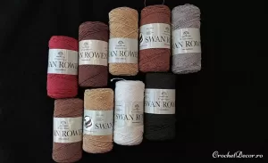 Swan Rowen fir rotund infasurat pentru genti crosetate_Crochet Decor