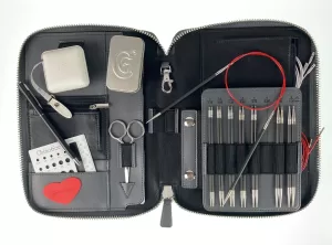 ChiaoGoo Forte 2.0_Set andrele interschimbabile din otel, carbon si lemn negru african