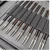 ChiaoGoo Forte 2.0_Set andrele interschimbabile din otel, carbon si lemn negru african_5