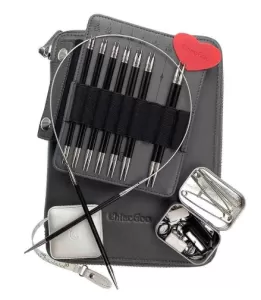 ChiaoGoo Forte 2.0_Set andrele interschimbabile din otel, carbon si lemn negru african_6