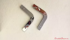 Colturi metalice MEDII 4 cm pt genti handmade_6