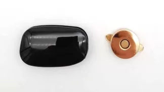 Inchizatoare magnetica NUBA_pentru genti crosetate_Culoare NEGRU