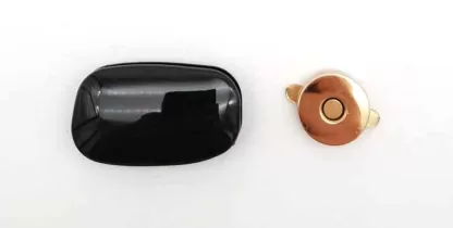 Inchizatoare magnetica NUBA_pentru genti crosetate_Culoare NEGRU