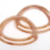 Manere RHEA acrilice marmorizate_pentru genti handmade_Culoare_Cafea cu Lapte