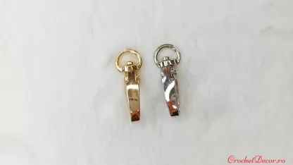 Carabinieră Mică pt. Mâner Genţi Croşetate (3,5 cm) - imagine 12