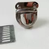 SMILE_Inchizatoare metalica cu cleme pt genti crosetate_Mare_CrochetDecor.ro_Argintiu