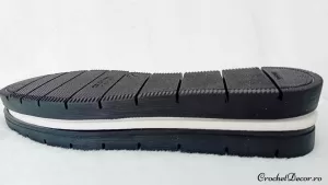 Talpa MINA pt incaltaminte crosetata_sandale, espadrile, papuci de casa_