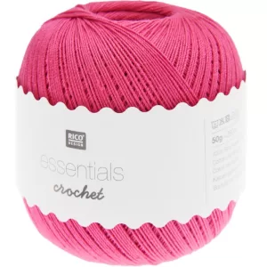 11_Fir de crosetat tip macrame_Essential Crochet_Rico Design_Culoare_Fuxia_cod 5