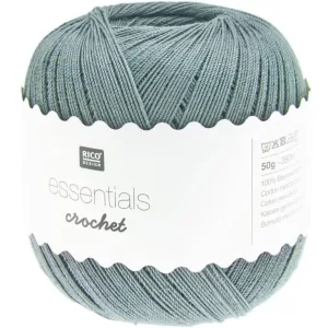 15_Fir de crosetat tip macrame_Essential Crochet_Rico Design_Culoare_Gri Patina_cod 24