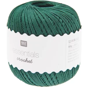 20_Fir de crosetat tip macrame_Essential Crochet_Rico Design_Culoare_Verde Brad_cod 26