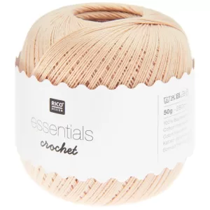 3_Fir de crosetat tip macrame_Essential Crochet_Rico Design_Culoare_Bej_cod 2