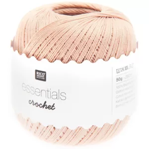 8_Fir de crosetat tip macrame_Essential Crochet_Rico Design_Culoare_Nude_cod 27