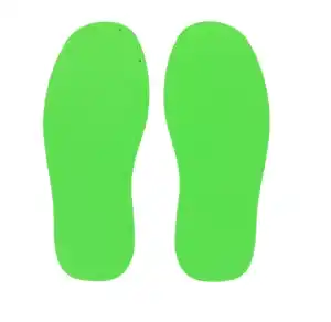 5_Talpa IBIZA din Polimer Vascoelastic cu gauri_Culoare VERDE_espadrile, slapi de vara
