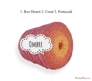 1_PImotki_OMBRE_5 mm_Roz desert, Coral, Portocala