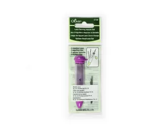 CLOVER_set de 3 ace de remaiat si pentru finisajul tricotajelor_Set MOV