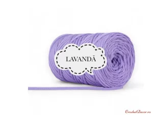 PIMOTKI Snur plat din poliester de 5 mm_Culoare: Lavanda