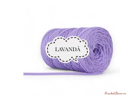 PIMOTKI Snur plat din poliester de 5 mm_Culoare: Lavanda