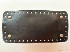 13_Baza dreptunghiulare pt genti crosetate cu gauri_25x12 cm_culoare negru Large