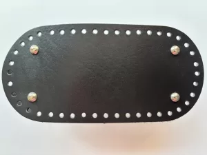 16_Baza oavala pt genti crosetate cu gauri_26x12 cm_culoare negru Large