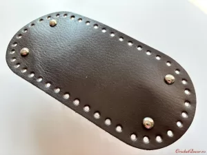 20_Baza oavala pt genti crosetate cu gauri_26x12 cm_culoare MARO_2 Large