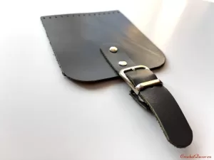 9_Clapeta model 2_12 x 14 cm_Culoare gri_din piele pt genti crosetate_4 Large
