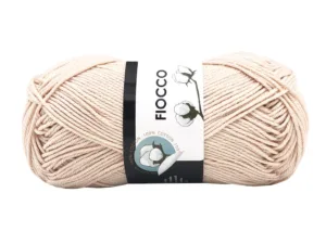 Fiocco_fir de tricotat si crosetat bumbac mercerizat_Culoare Piele cod_7300