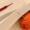 Perforarea Tălpii TIM — ac introdus în banda laterală plată (lira), imediat sub șanțul de separare